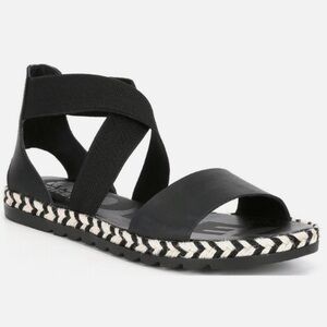 Sorel Women's Ella II Black Sandals Women’s Size 9